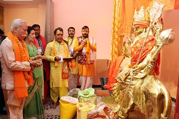 ITANAGAR: राज्यपाल ने मूर्ति प्राण प्रतिष्ठा महोत्सव में भाग लिया