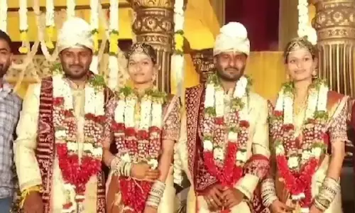 जुड़वां बहनों की जुड़वां भाइयों संग हुई शादी, डबल ट्विन वेडिंग चर्चा में