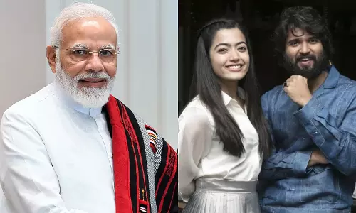 PM Modi ने विजय देवरकोंडा और रश्मिका मंदाना को खास नोट लिखा