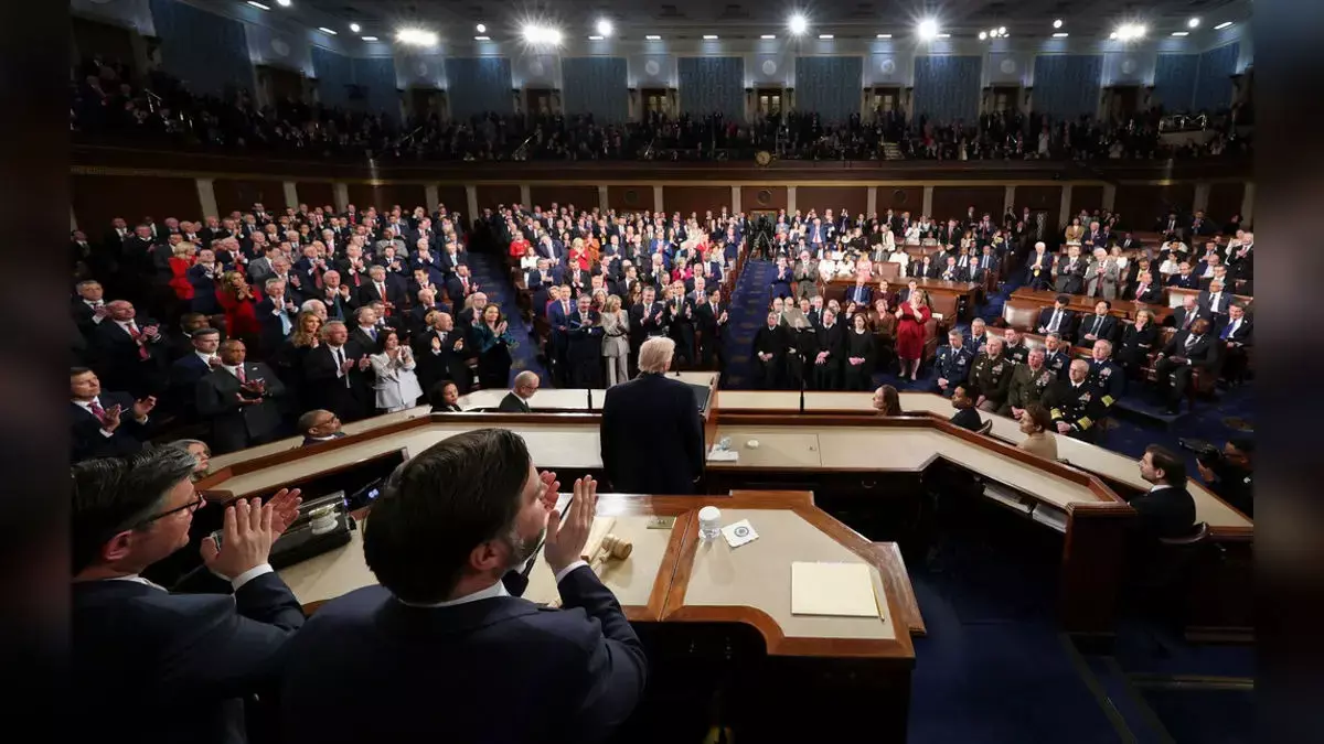 Trumps Address Takeaways: सेल्स मोड में इकॉनमी, देशभक्ति पर ज़ोर