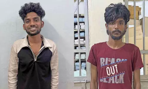 Kerala : ड्रग की गोलियों और गांजे के साथ संदिग्ध अपराधी गिरफ्तार Kerala : ड्रग की गोलियों और गांजे के साथ संदिग्ध अपराधी गिरफ्तार