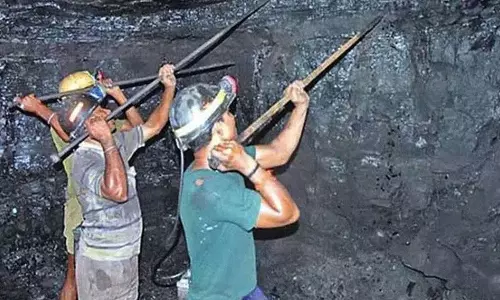 Godavarikhani कोयला खदान में सिंगरेनी का मज़दूर घायल