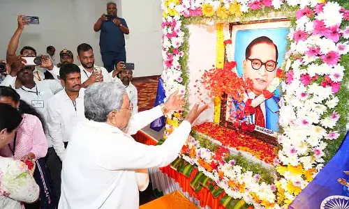 Karkala : मुख्यमंत्री सिद्धारमैया ने अंबेडकर भवन का उद्घाटन किया