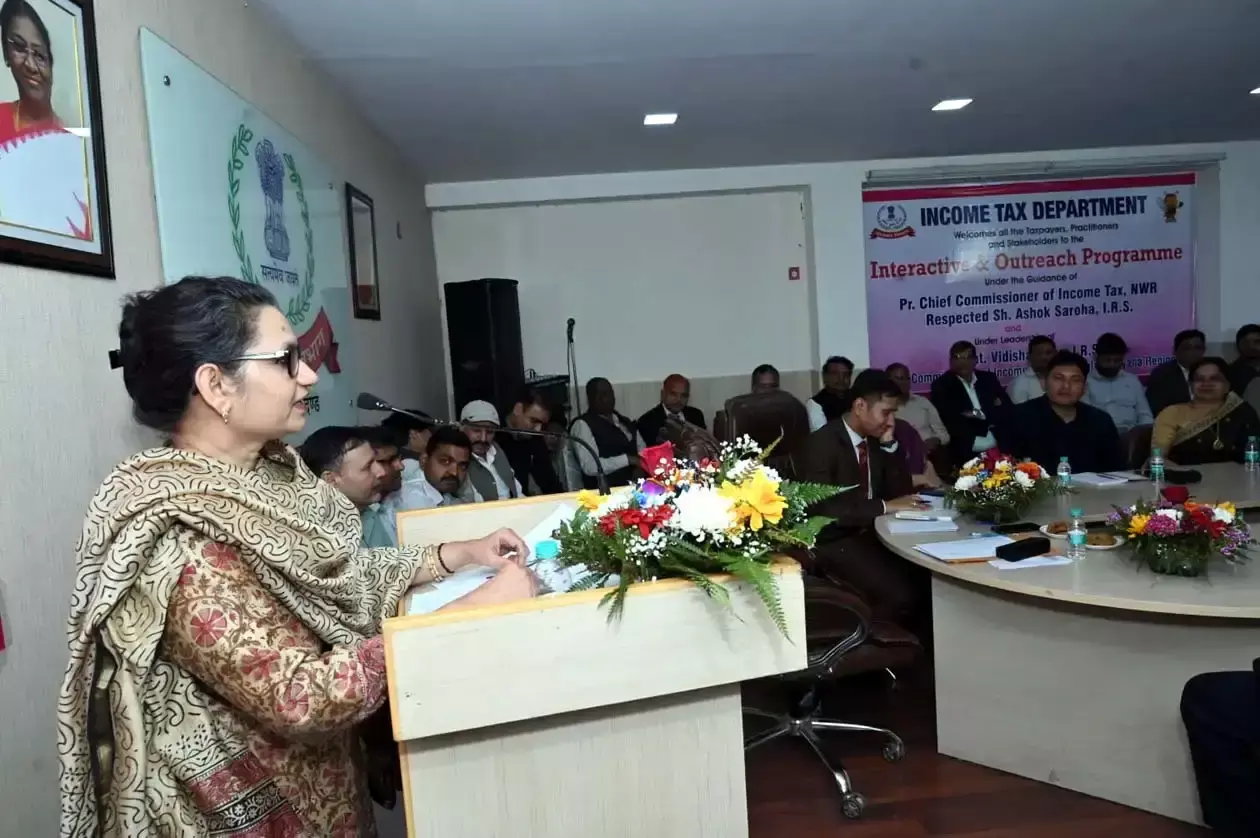 Hisar: करदाताओं के साथ भरोसेमंद संबंध बनाना प्राथमिकता: ज्योत्सना जौहरी Hisar: करदाताओं के साथ भरोसेमंद संबंध बनाना प्राथमिकता: ज्योत्सना जौहरी