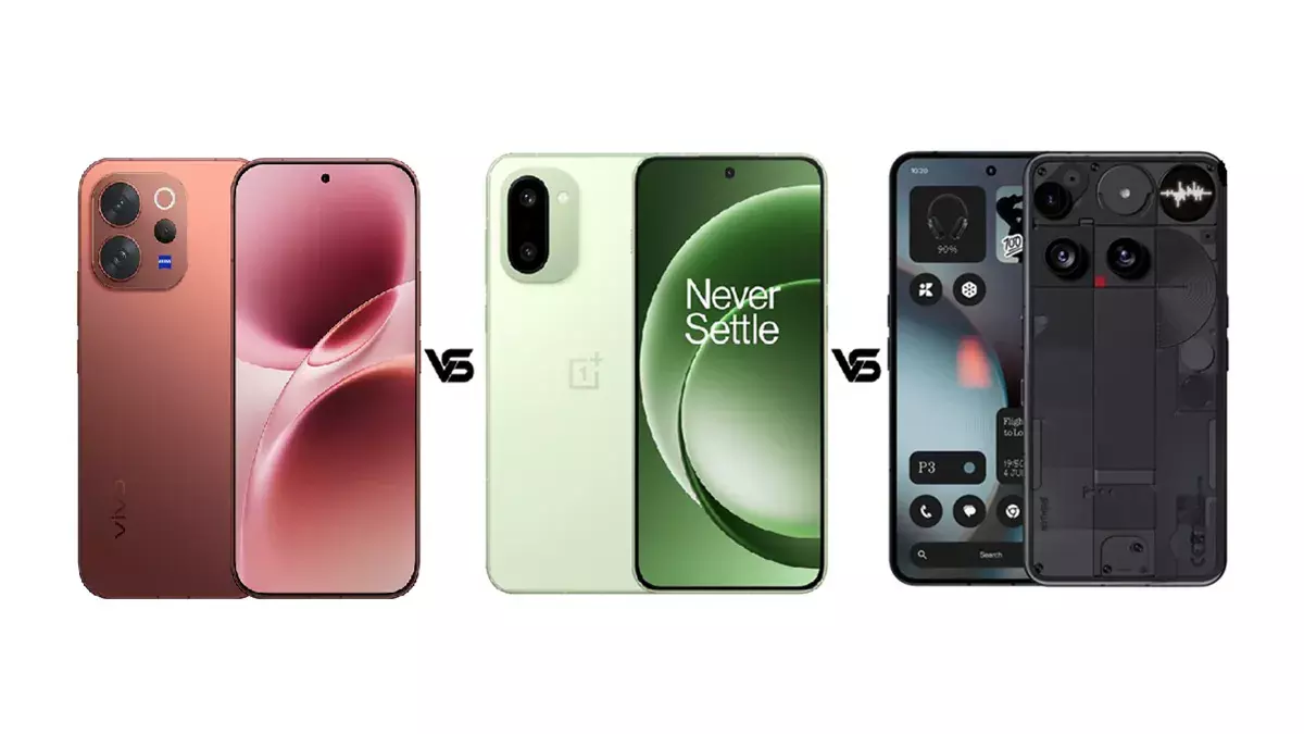iQOO 15R vs Vivo V70 vs OnePlus 15R: जानें 50 हजार में कौन सा है बेस्ट? iQOO 15R vs Vivo V70 vs OnePlus 15R: जानें 50 हजार में कौन सा है बेस्ट?