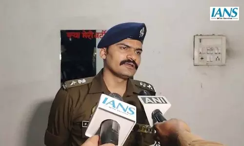 संबल में रंग एकादशी की तैयारियां तेज़, SP कृष्ण बिश्नोई ने मार्ग मार्च कर समीक्षा की