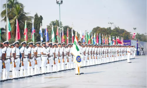 74 राष्ट्र, 42 युद्धपोत: Visakhapatnam में मिलान अभ्यास 2026 का हुआ समापन 74 राष्ट्र, 42 युद्धपोत: Visakhapatnam में मिलान अभ्यास 2026 का हुआ समापन