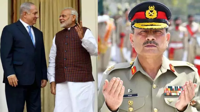 Israel-India हेक्सागन बनने से पाकिस्तान चिंतित Israel-India हेक्सागन बनने से पाकिस्तान चिंतित