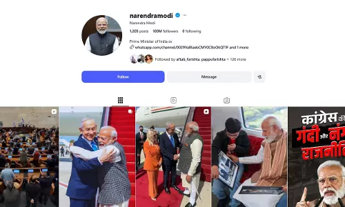 इंस्टाग्राम में PM मोदी के 100 मिलियन फॉलोअर्स पार हुए