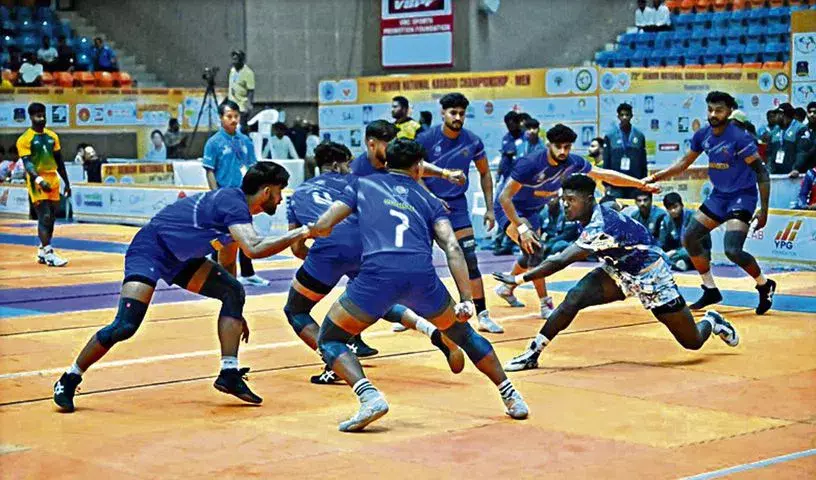 Andhra Pradesh ने सीनियर नेशनल कबड्डी चैंपियनशिप में तेलंगाना को हराया