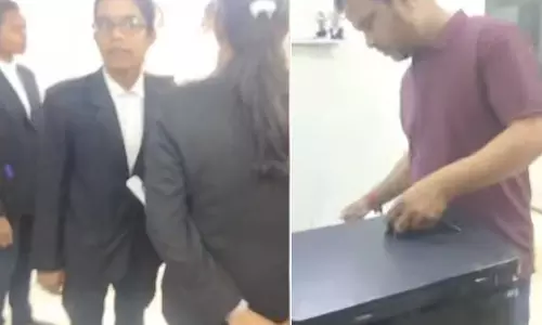 वकीलों ने तहसील दफ्तर में वसूली का लगाया आरोप