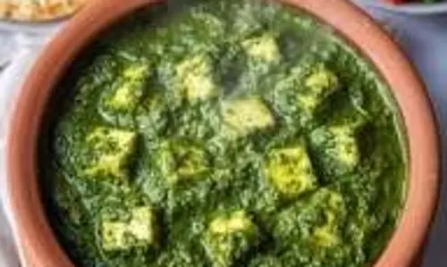 Dhaba style Palak Paneer :घर पर बनाएं ढाबा स्टाइल पालक पनीर, नोट कर लें रेसिपी Dhaba style Palak Paneer :घर पर बनाएं ढाबा स्टाइल पालक पनीर, नोट कर लें रेसिपी