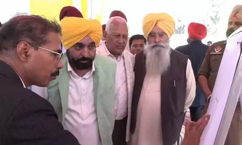 CM Bhagwant Mann ने फिरोजपुर नहर के दोबारा बने हिस्से का उद्घाटन किया CM Bhagwant Mann ने फिरोजपुर नहर के दोबारा बने हिस्से का उद्घाटन किया