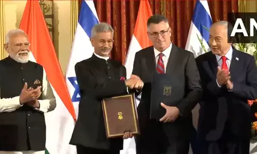 भारत-इजरायल ने प्रधानमंत्री मोदी और PM नेतन्याहू की मौजूदगी में MoU पर हस्ताक्षर किए, हुए कई समझौते
