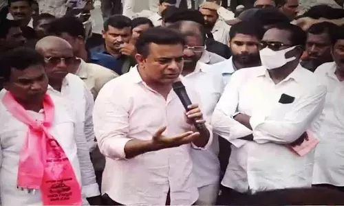 हम अपनी पार्टी के साथ आपके लिए बिना किसी खर्च के लड़ेंगे: KTR