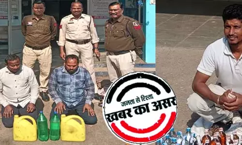 महिला समेत 5 आरोपी गिरफ्तार, ऑपरेशन आघात में पकड़ाए शराब कोचिए