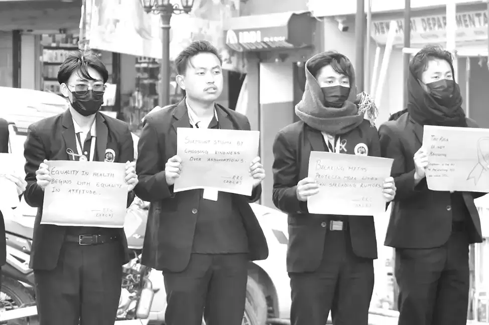 नागालैंड में HIV/AIDS के ज़्यादा फैलाव के बीच DBC कोहिमा ने HIV/AIDS के बारे में जागरूकता अभियान चलाया
