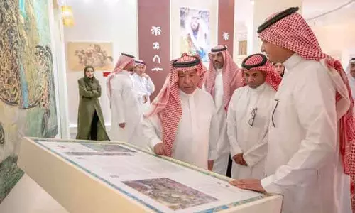 Riyadh में घोड़ों के इतिहास पर एग्ज़िबिशन का उद्घाटन Riyadh में घोड़ों के इतिहास पर एग्ज़िबिशन का उद्घाटन
