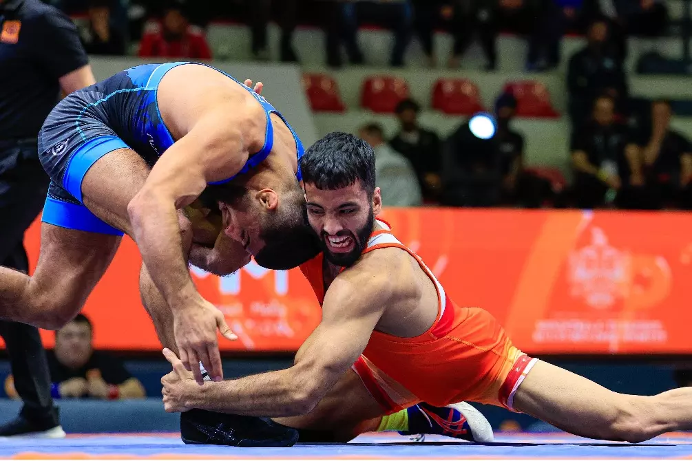 Sujeet Kalkal ने अल्बानिया में UWW रैंकिंग सीरीज़ में गोल्ड जीता Sujeet Kalkal ने अल्बानिया में UWW रैंकिंग सीरीज़ में गोल्ड जीता