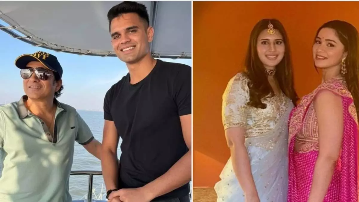 Arjun Tendulkar और सानिया चंडोक की शादी की रस्में जामनगर में गणेश पूजा के साथ शुरू Arjun Tendulkar और सानिया चंडोक की शादी की रस्में जामनगर में गणेश पूजा के साथ शुरू