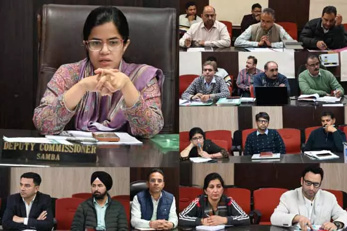 डीडीसी सांबा ने HADP, JKCIP की प्रगति की समीक्षा के लिए DLC बैठक की अध्यक्षता की डीडीसी सांबा ने HADP, JKCIP की प्रगति की समीक्षा के लिए DLC बैठक की अध्यक्षता की
