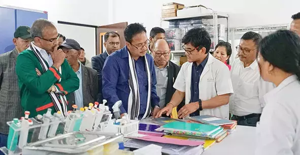Wangsu ने सेंट्रल वैक्सीन डिपो-कम-डिजीज इन्वेस्टिगेशन लैबोरेटरी का उद्घाटन किया