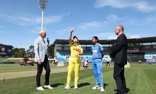 2nd ODI: वैष्णवी को डेब्यू, भारत ने ऑस्ट्रेलिया के खिलाफ पहले बैटिंग चुनी 2nd ODI: वैष्णवी को डेब्यू, भारत ने ऑस्ट्रेलिया के खिलाफ पहले बैटिंग चुनी