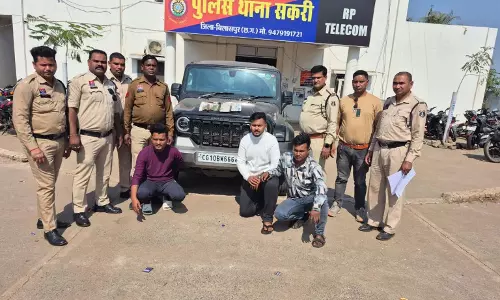 थार से मचाया उत्पात, गुंडे किस्म के युवक गिरफ्तार