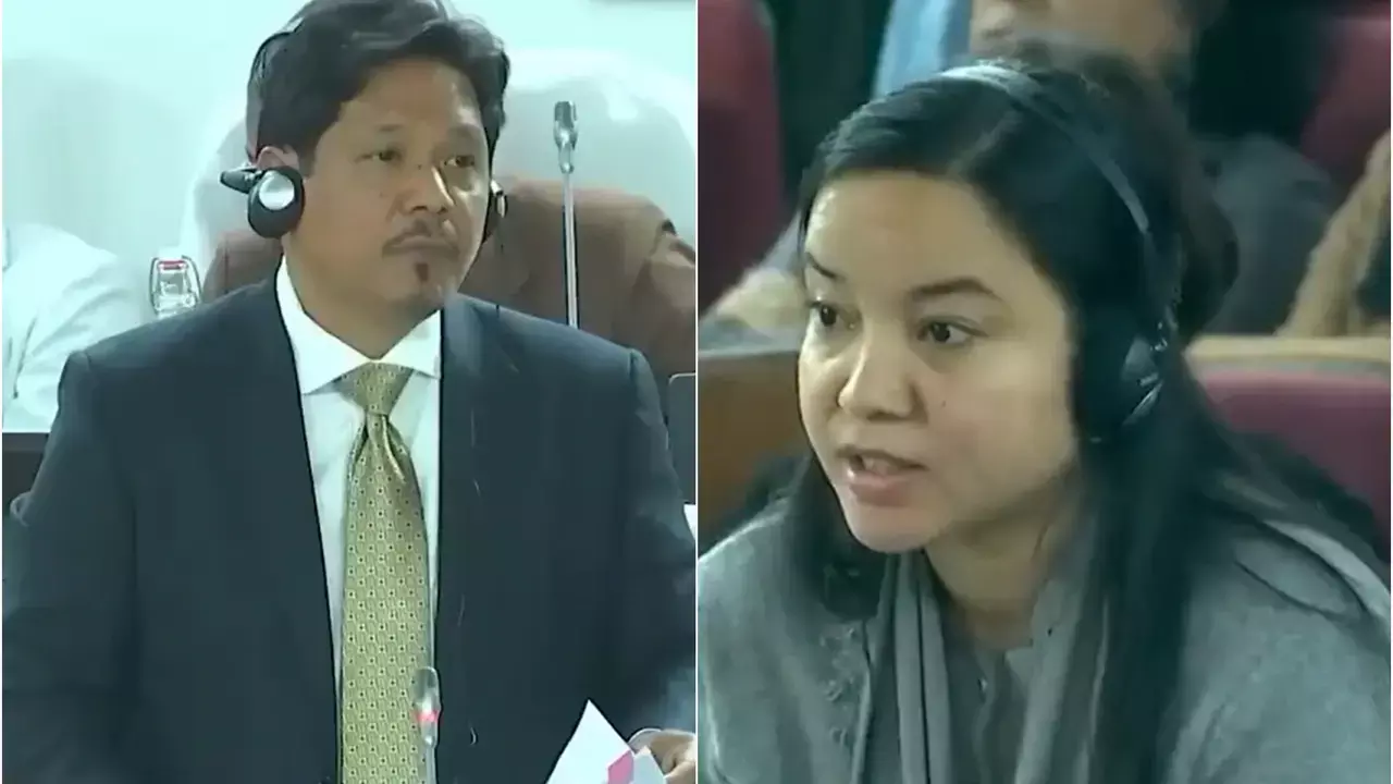 Meghalaya Assembly में MLA की पत्नी ने CM कोनराड संगमा से की पूछताछ Meghalaya Assembly में MLA की पत्नी ने CM कोनराड संगमा से की पूछताछ