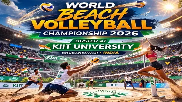 52 देशों की 82 टीमें KIIT यूनिवर्सिटी में FIVB वर्ल्ड बीच वॉलीबॉल चैंपियनशिप 2026 में हिस्सा लेंगी