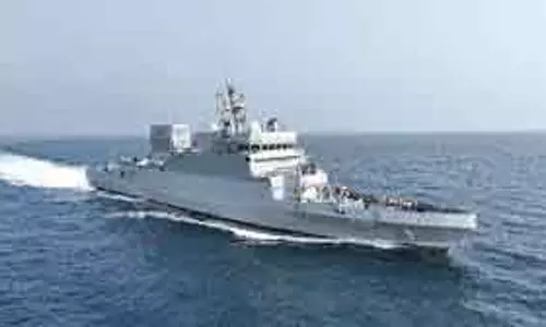 नौसेना ने Chennai बंदरगाह पर INS अंजादीप को शामिल किया