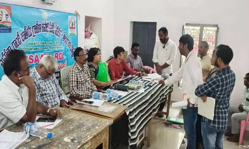 Karepalli में नाममात्र रोजगार गारंटी सामाजिक निरीक्षण खुला मंच
