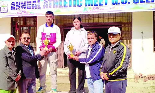 बेस्ट एथलीट का खिताब हनी और अक्षिता के नाम