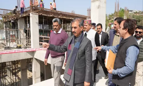 CM ने निर्माणाधीन जसकोट हेलीपोर्ट, हमीरपुर बस स्टैंड का निरीक्षण किया CM ने निर्माणाधीन जसकोट हेलीपोर्ट, हमीरपुर बस स्टैंड का निरीक्षण किया
