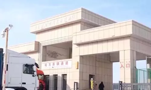 होर्गोस सीमा के निवासियों के आपसी व्यापार की मात्रा January में रिकॉर्ड स्तर पर पहुंची
