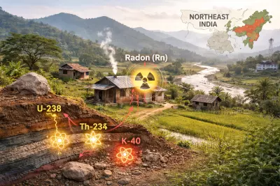 Assam: नॉर्थईस्ट के कुछ हिस्सों में नेचुरल रेडिएशन का लेवल ग्लोबल एवरेज से ज़्यादा Assam: नॉर्थईस्ट के कुछ हिस्सों में नेचुरल रेडिएशन का लेवल ग्लोबल एवरेज से ज़्यादा