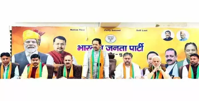 BJP ने वीडीजी को मजबूत समर्थन की पुष्टि की BJP ने वीडीजी को मजबूत समर्थन की पुष्टि की