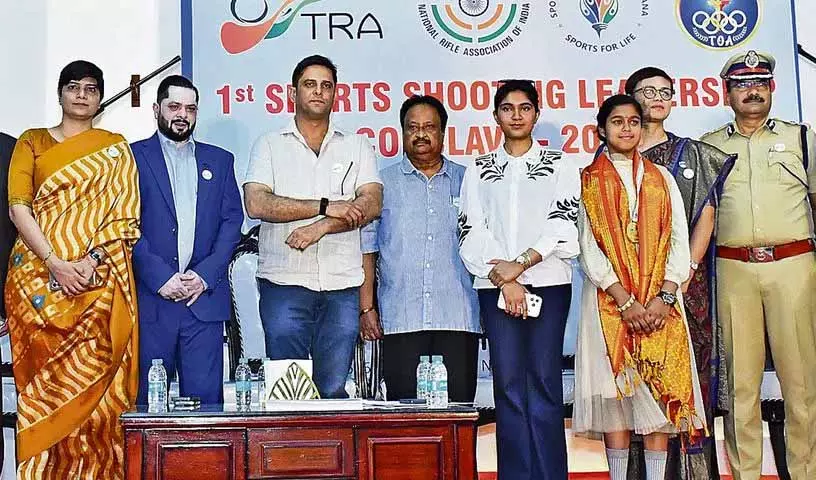 Telangana राइफल एसोसिएशन ने शूटिंग खेल के विकास के लिए रोडमैप तैयार किया Telangana राइफल एसोसिएशन ने शूटिंग खेल के विकास के लिए रोडमैप तैयार किया