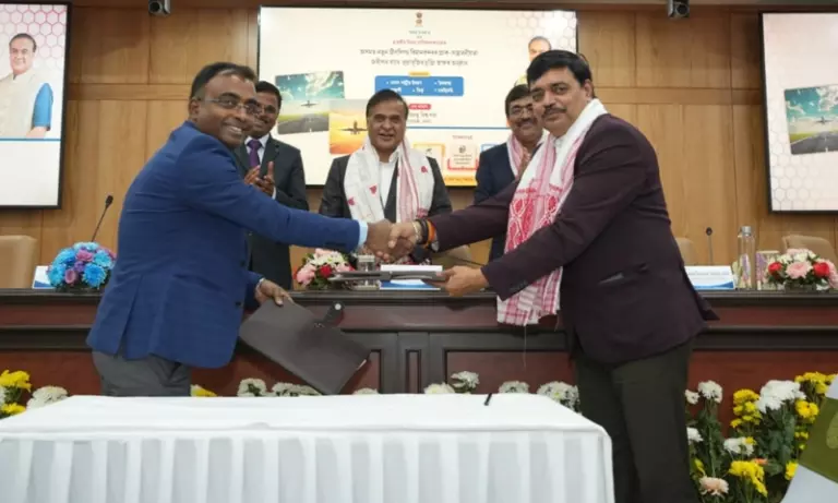 Assam सरकार और AAI के बीच पांच ग्रीनफील्ड एयरपोर्ट के लिए समझौता Assam सरकार और AAI के बीच पांच ग्रीनफील्ड एयरपोर्ट के लिए समझौता