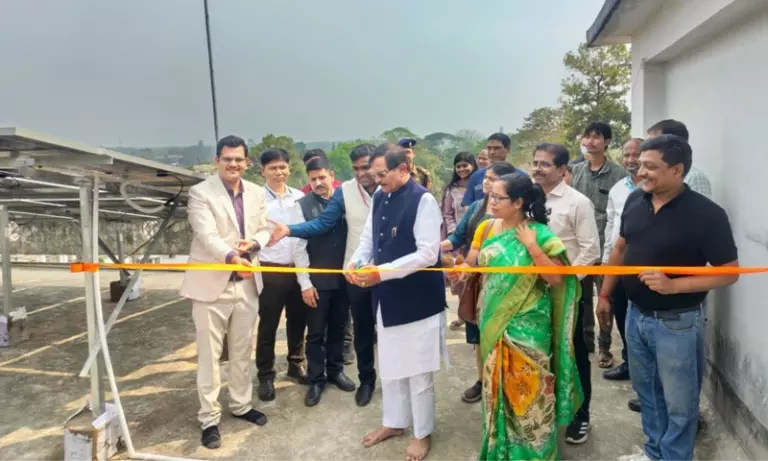 Tripura के गोमती में 15 kW रूफटॉप सोलर प्लांट का उद्घाटन
