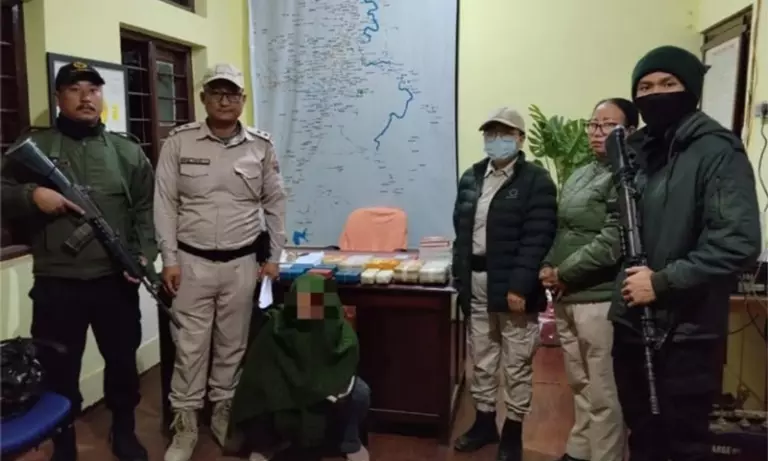 Manipur: तीन कथित ड्रग तस्कर गिरफ्तार; 15 लाख रुपये की हेरोइन जब्त