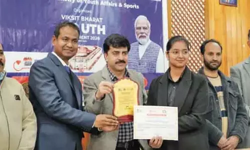 Srinagar सीयूके ने विकसित भारत युवा संसद-2026 की मेजबानी की