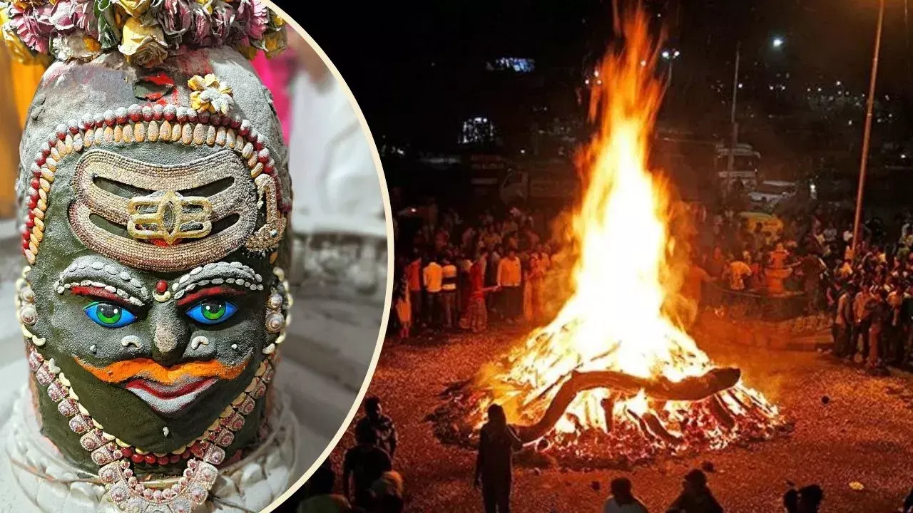 Religion: महाकाल मंदिर में अनोखी होलिका दहन परंपरा Religion: महाकाल मंदिर में अनोखी होलिका दहन परंपरा
