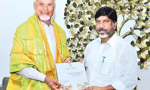 Andhra : भट्टी विक्रमार्क ने चंद्रबाबू नायडू से मुलाकात की