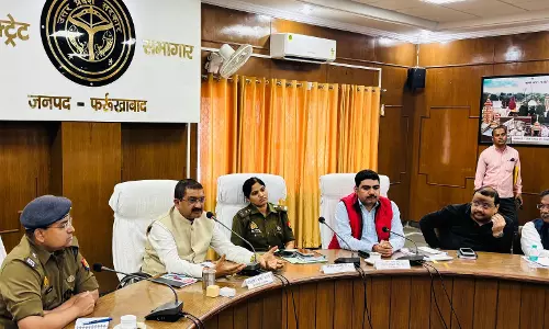 Farrukhabad: त्योहार को लेकर सुरक्षा व्यवस्था बढ़ाने की मांग