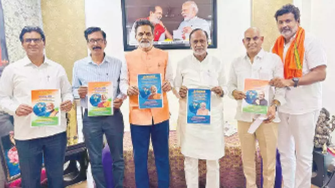 Laxman ने नरेंद्र मोदी मिशन-विजन’ सीरीज का लोगो जारी किया