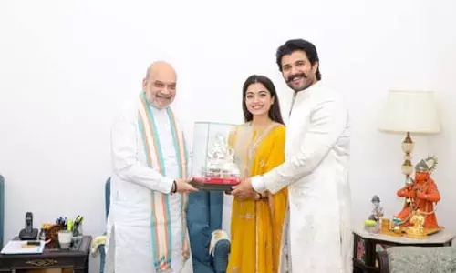Rashmika-विजय की अमित शाह से खास मुलाकात