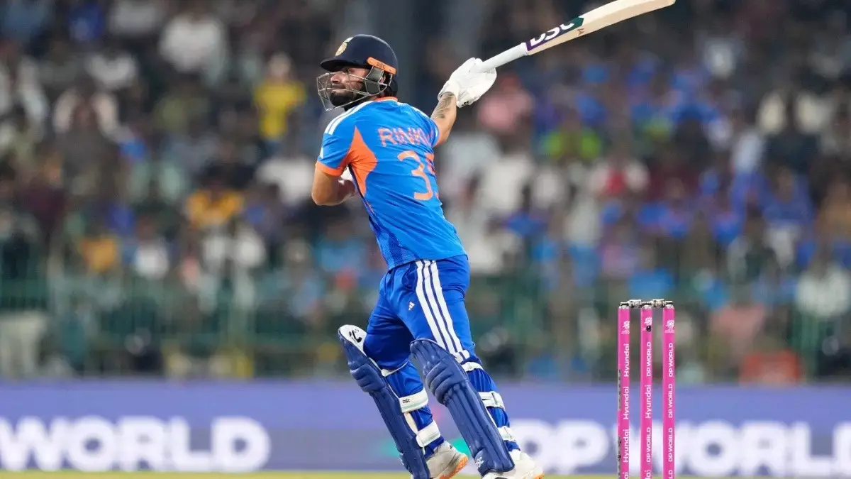 रिंकू सिंह वेस्टइंडीज के खिलाफ अहम मुकाबले से पहले भारतीय टीम में शामिल होने के लिए तैयार रिंकू सिंह वेस्टइंडीज के खिलाफ अहम मुकाबले से पहले भारतीय टीम में शामिल होने के लिए तैयार