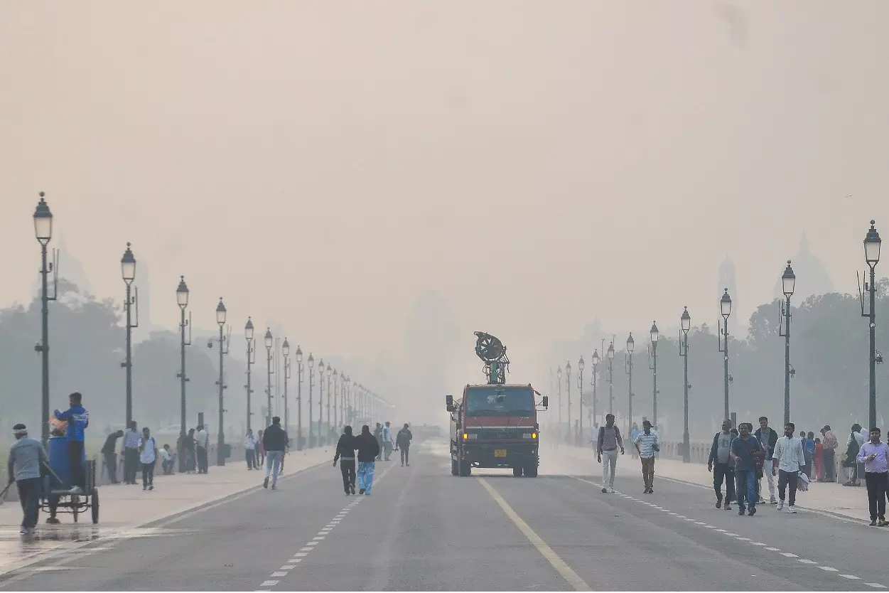 Delhi का वायु गुणवत्ता सूचकांक ‘खराब’ श्रेणी में, रोहिणी में AQI 372 Delhi का वायु गुणवत्ता सूचकांक ‘खराब’ श्रेणी में, रोहिणी में AQI 372