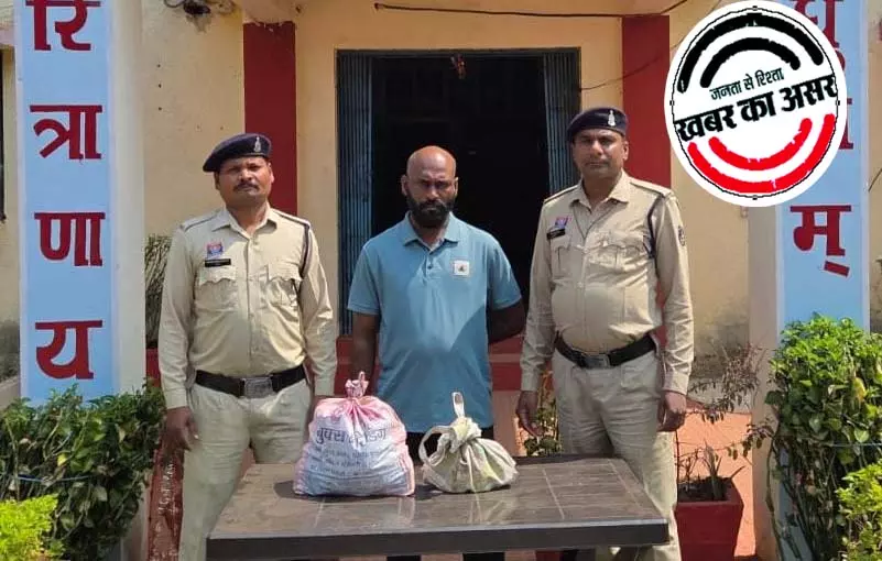 रूद्री पुलिस की त्वरित कार्रवाई, 34 पौवा देशी शराब जब्त रूद्री पुलिस की त्वरित कार्रवाई, 34 पौवा देशी शराब जब्त